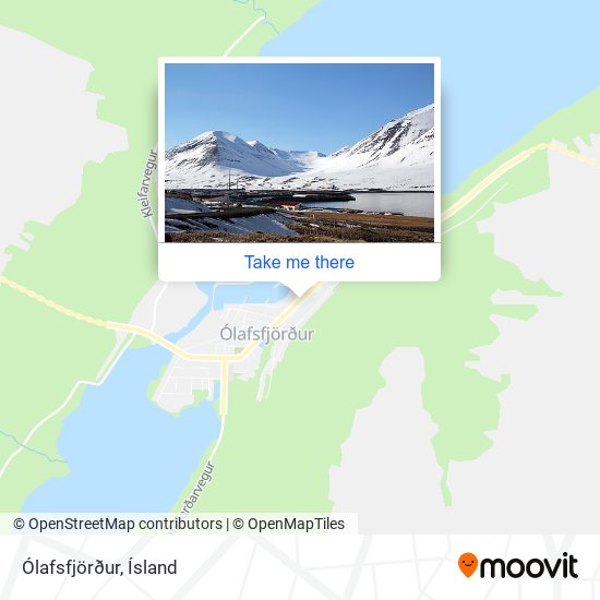 Ólafsfjörður map