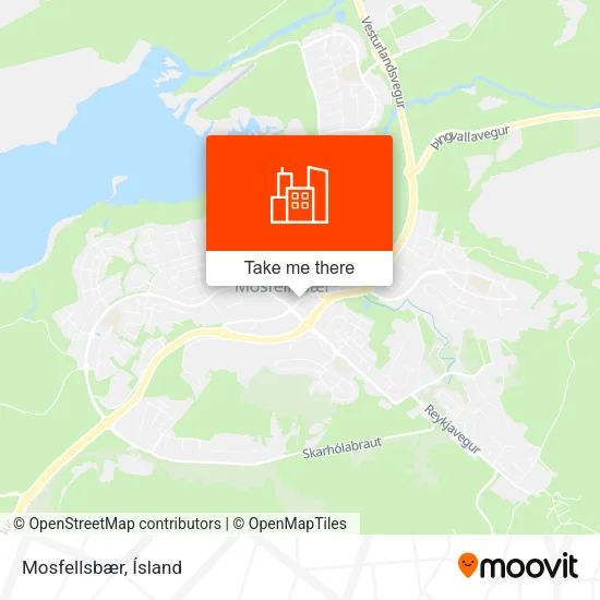 Mosfellsbær map