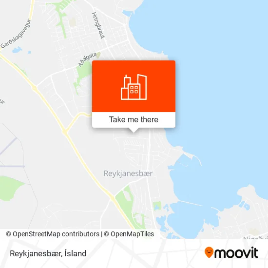 Reykjanesbær map
