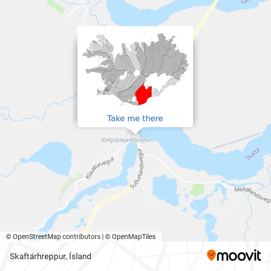 Skaftárhreppur map