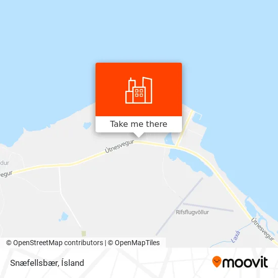 Snæfellsbær map