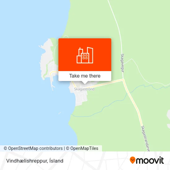Vindhælishreppur map