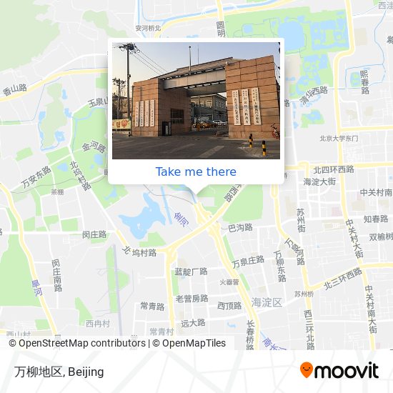 万柳地区 map