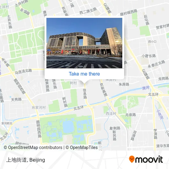 上地街道 map
