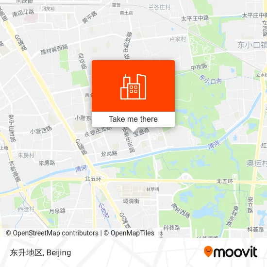 东升地区 map
