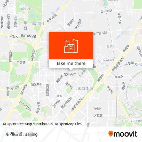 东湖街道 map