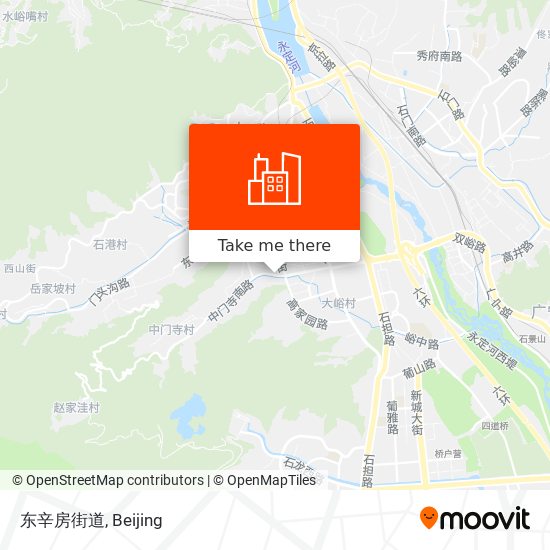 东辛房街道 map