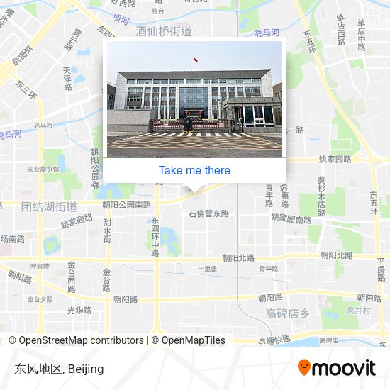 东风地区 map