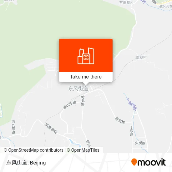 东风街道 map