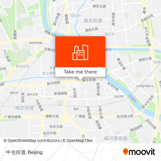 中仓街道 map