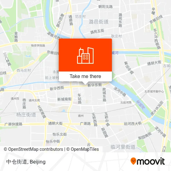 中仓街道 map