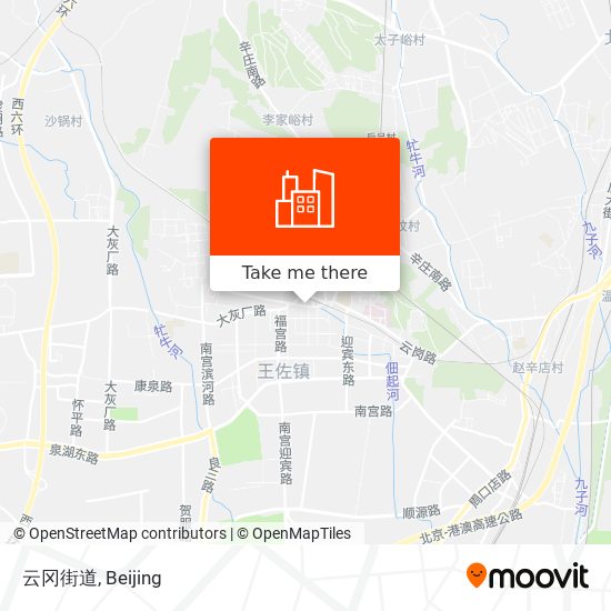 云冈街道 map