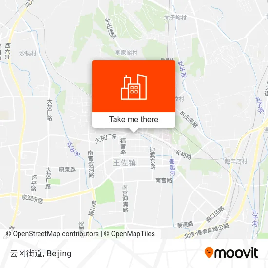 云冈街道 map