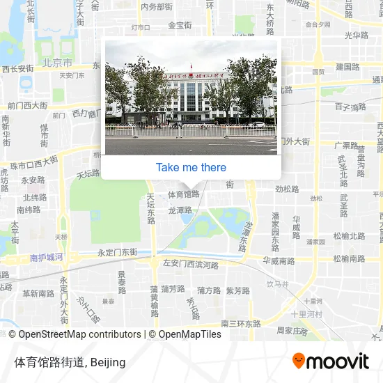 体育馆路街道 map
