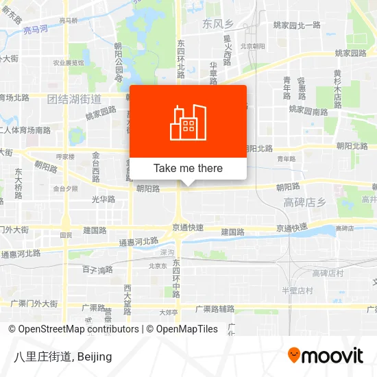 八里庄街道 map