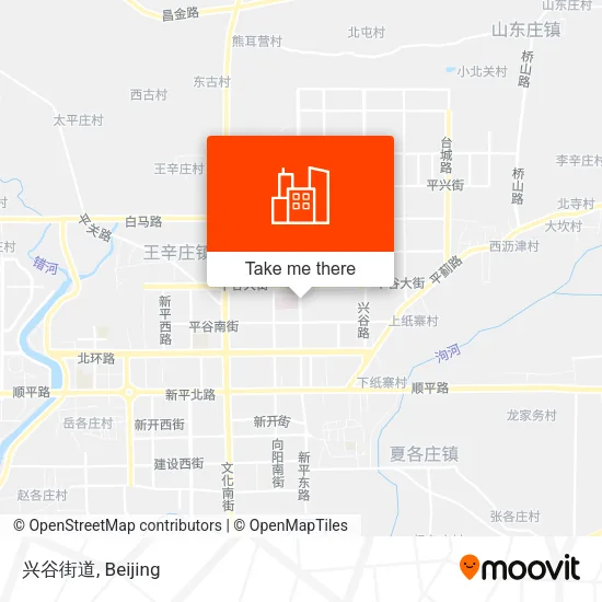 兴谷街道 map