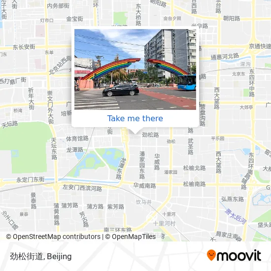 劲松街道 map