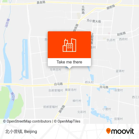 北小营镇 map