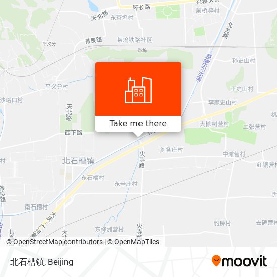 北石槽镇 map
