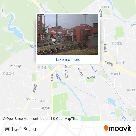 南口地区 map