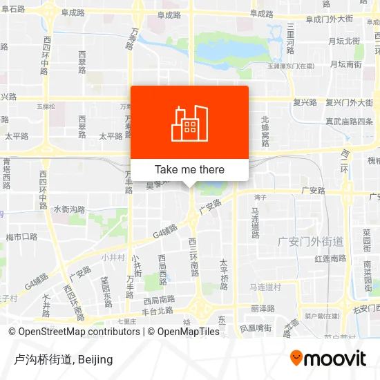 卢沟桥街道 map