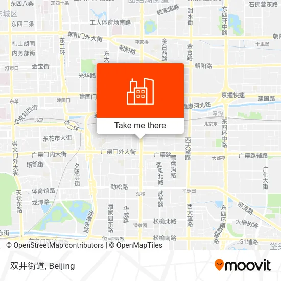 双井街道 map