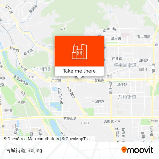 古城街道 map