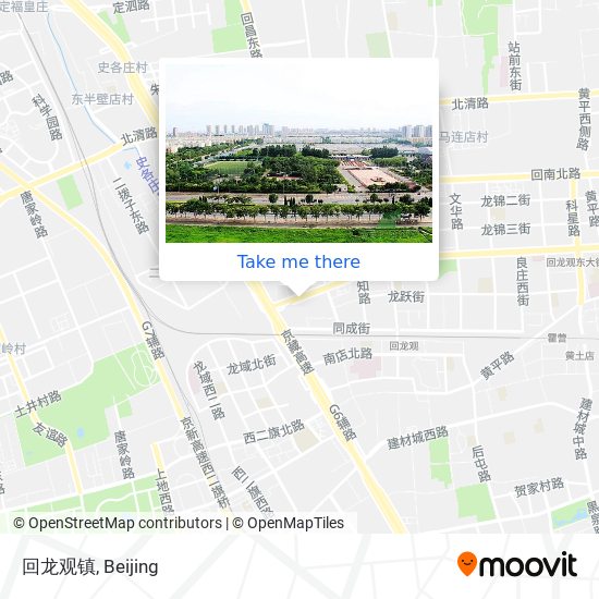 回龙观镇 map