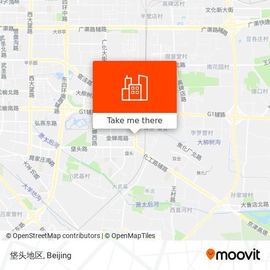 垡头地区 map