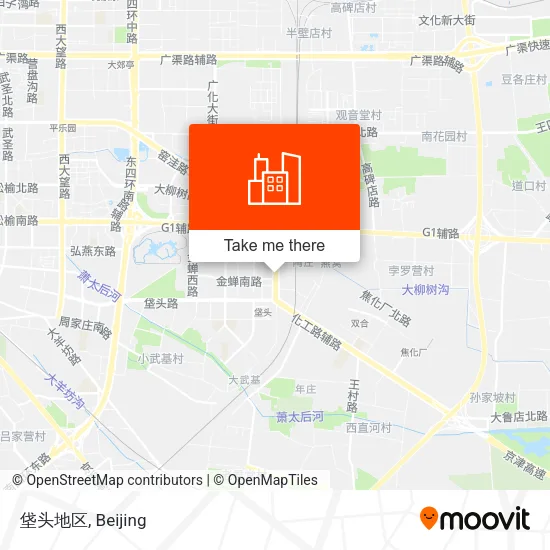 垡头地区 map