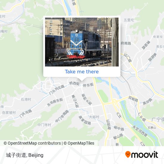 城子街道 map