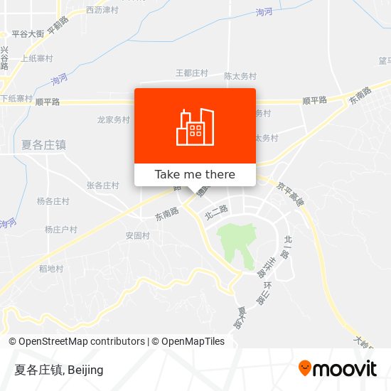 夏各庄镇 map