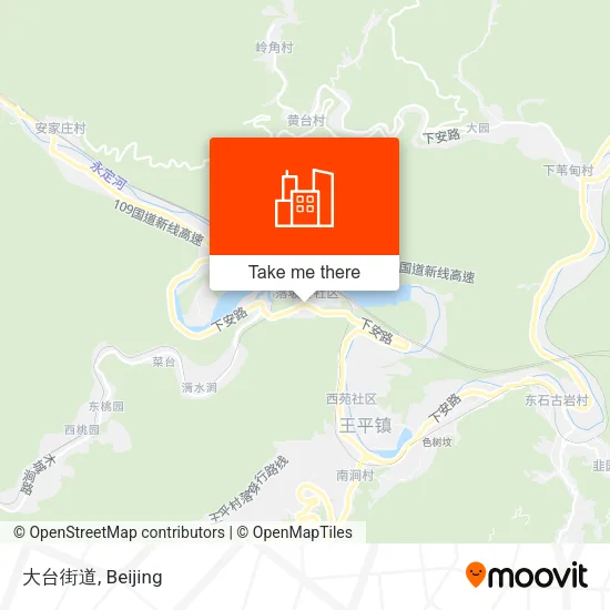 大台街道 map