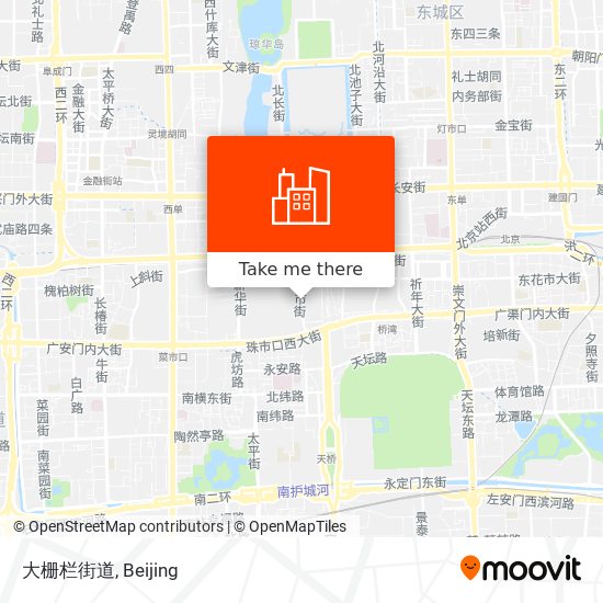 大栅栏街道 map
