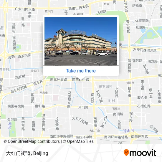 大红门街道 map