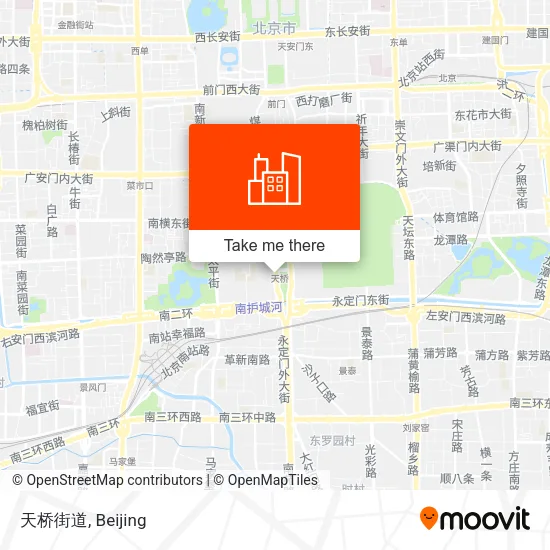 天桥街道 map