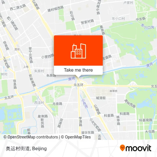 奥运村街道 map