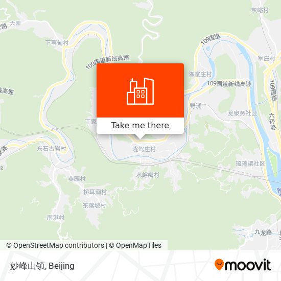 妙峰山镇 map