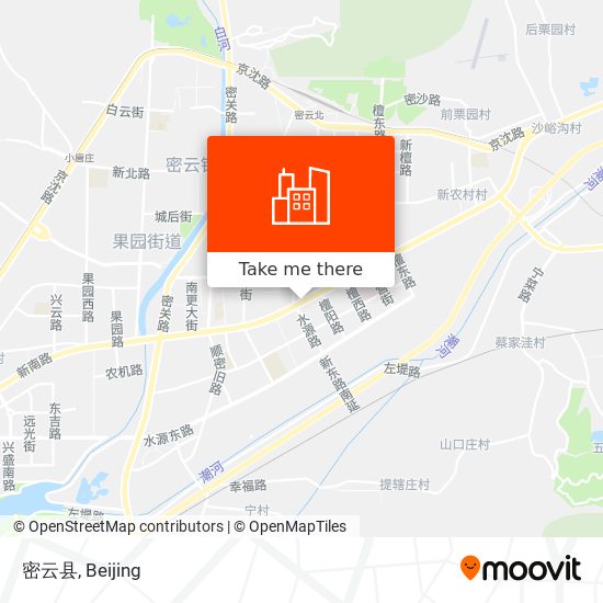 密云县 map