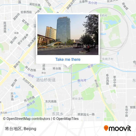 将台地区 map