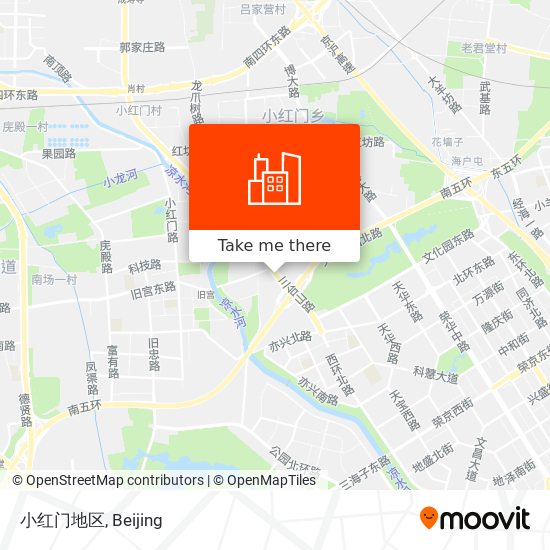 小红门地区 map