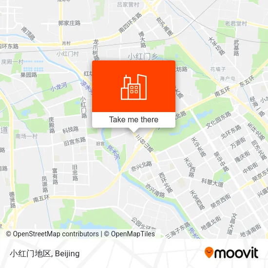 小红门地区 map
