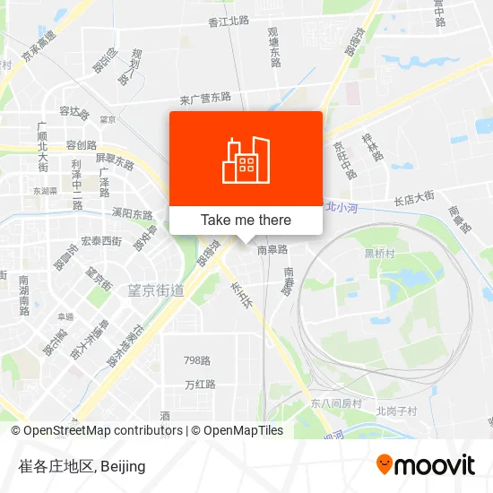 崔各庄地区 map