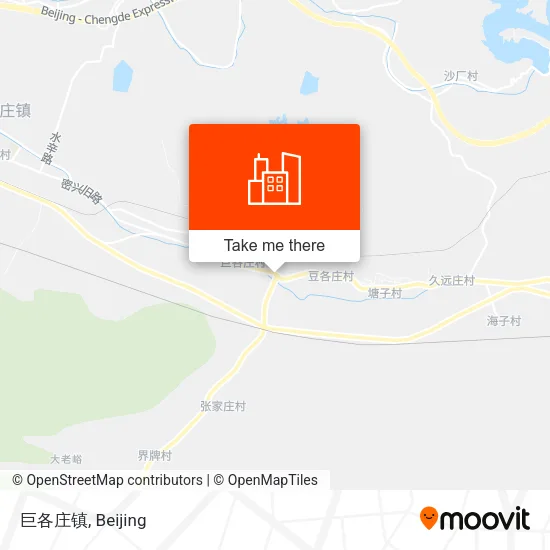 巨各庄镇 map