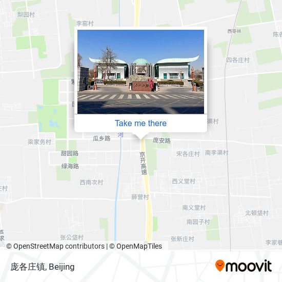 庞各庄镇 map