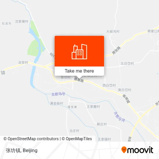 张坊镇 map