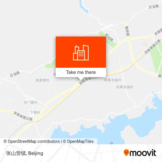 张山营镇 map