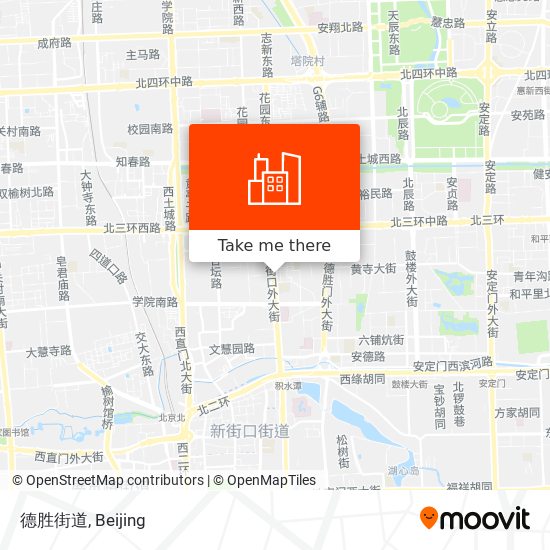 德胜街道 map