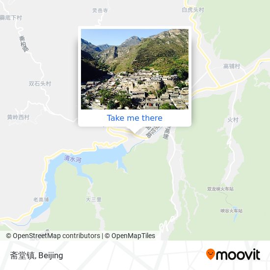斋堂镇 map