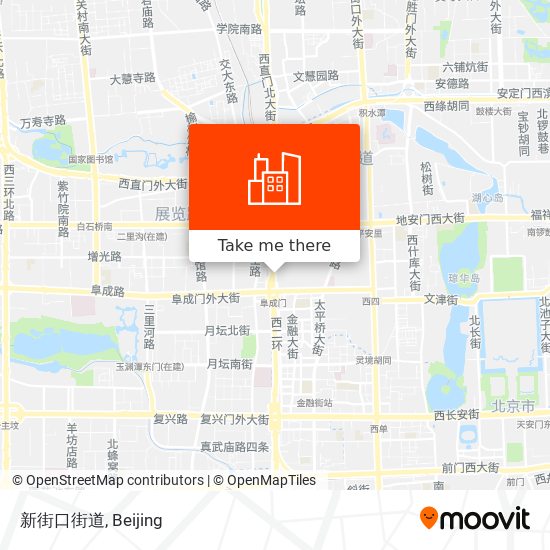 新街口街道 map